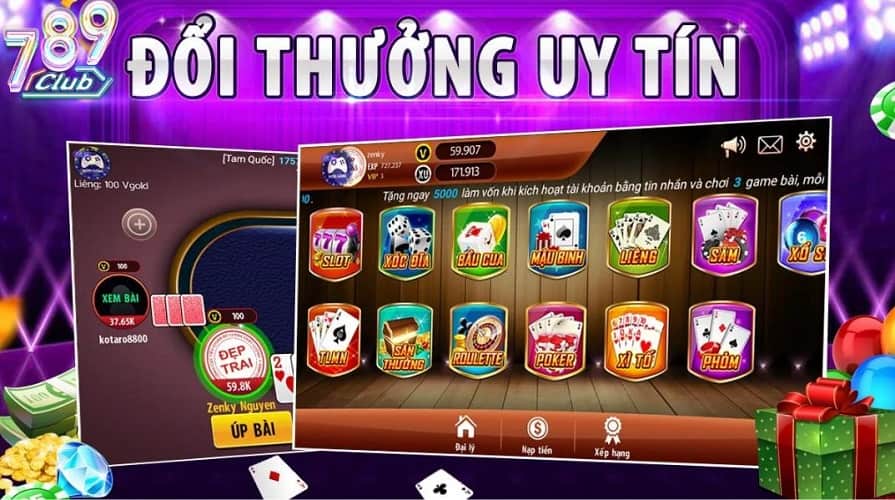 Giới thiệu 789club 5 Giới thiệu 789Club casino có tỷ lệ ăn thưởng khủng