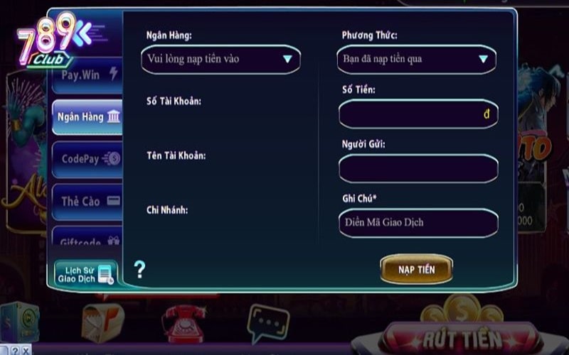 Nạp tiền 789club 2 Những lợi ích sau khi nạp tiền