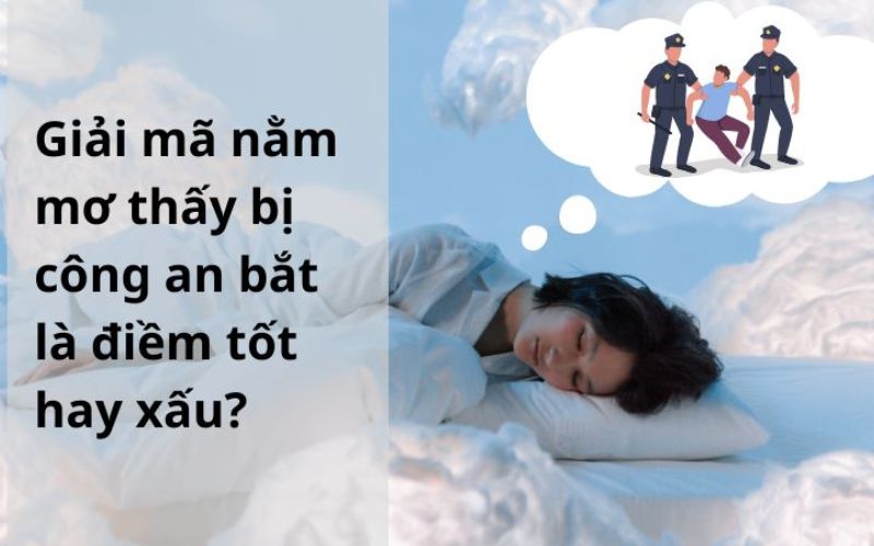 Mơ Bị Công An Bắt Xấu Hay Tốt? Đánh Con Gì Trúng Độc Đắc? 2 Ý nghĩa một số giấc mơ bị công an bắt khác