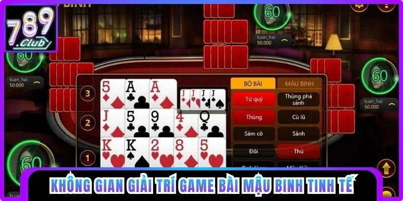 Không gian giải trí tinh tế