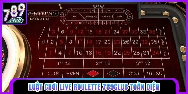 Luật chơi Live Roulette 789club