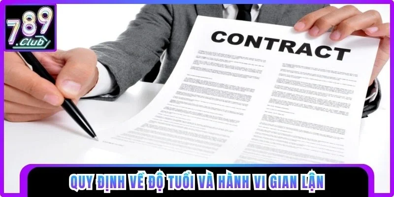 Quy định về hành vi gian lận