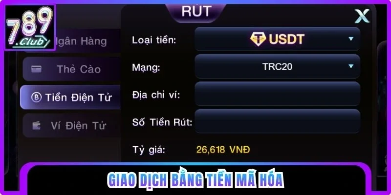 Giao dịch bằng tiền mã hóa